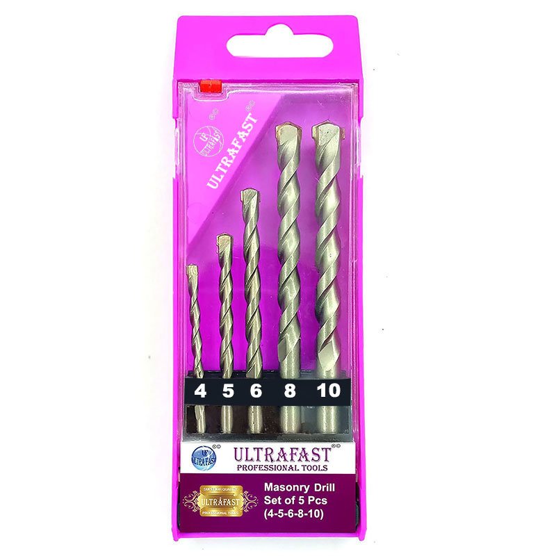 MASONRY DRILL BITS SETS OF 5 PCS